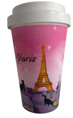 Mug de Voyage Eco-Friendly Souvenir Paris