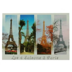 Pack de 10 cartes postales souvenir de Paris