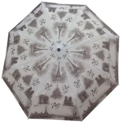 Parapluie Paris noir et blanc