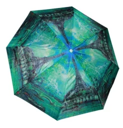 Parapluie Tour Eiffel vert