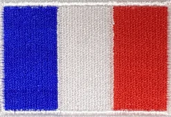 Patch écusson drapeau France  3D