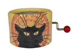Petite Boîte à Musique Chat Noir