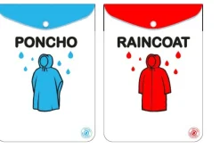 Poncho pluie Tour Eiffel "Happy Days in Paris"