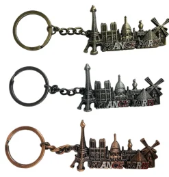 Porte clé monuments de Paris en relief
