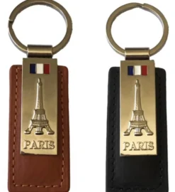 Porte clés Tour Eiffel noir / marron