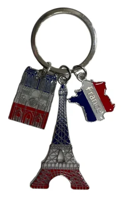 Porte clés Tour Eiffel Notre Dame Paris