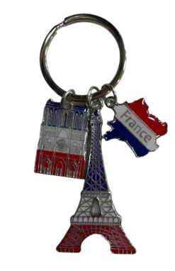 Porte clés Tour Eiffel Notre Dame Paris