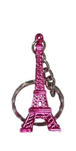 Porte clés tour Eiffel rose