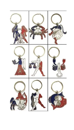 Porte clés tour Eiffel signes astrologiques