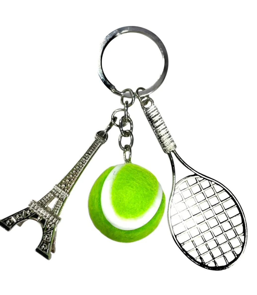Porte clés Tour Eiffel Tennis