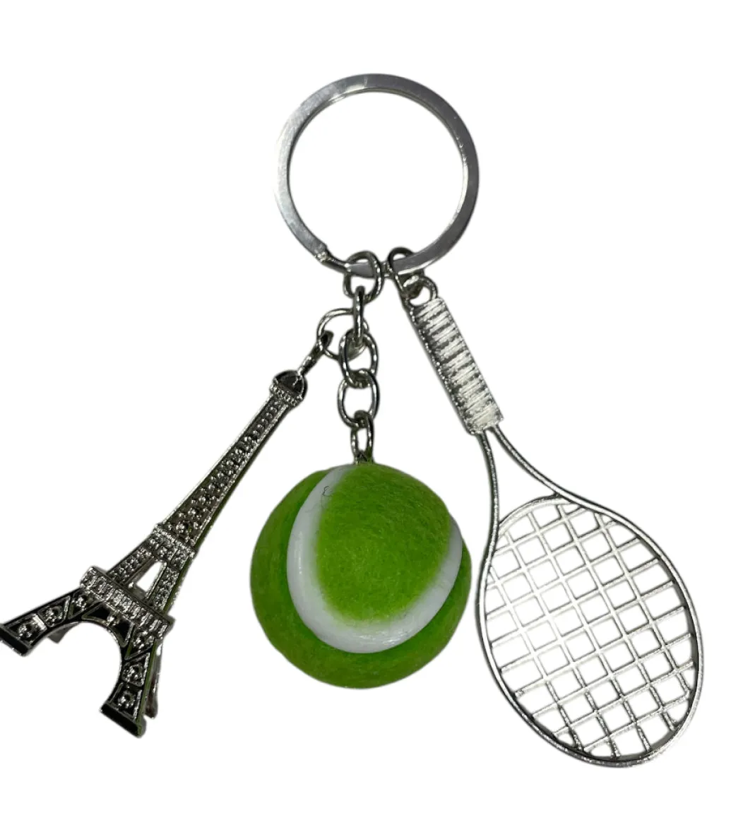 Porte clés Tour Eiffel Tennis