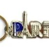 Porte-clés Paris métal tricolore
