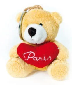 Porte-clés Paris peluche ourson