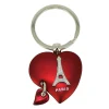 Porte-clés Paris Tour Eiffel coeur