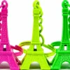 Porte-clés Tour Eiffel 3 couleurs fluo