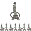 Porte-clés tour Eiffel argenté