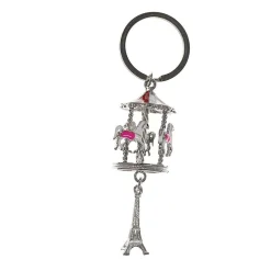 Porte-clés Tour Eiffel carrousel