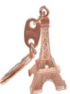 Porte-clés Tour Eiffel couleur cuivre