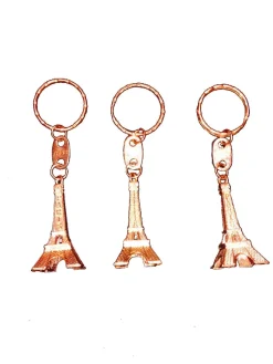 Porte-clés Tour Eiffel couleur cuivre