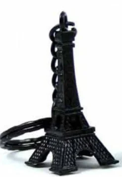 Porte-clés Tour Eiffel Noir