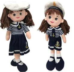Poupée Peluche Paris marinière