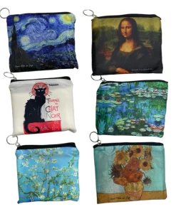 Sac + porte monnaie peinture aux choix