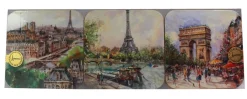 6 sous verres Paris romantique