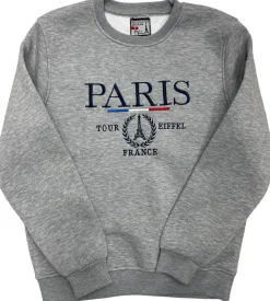 Sweat-Shirt Gris Paris France ๐ซ๐ท