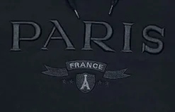 Sweat-shirt Paris Tour Eiffel Black
