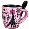 Tasse souvenir de Paris Tour Eiffel rose