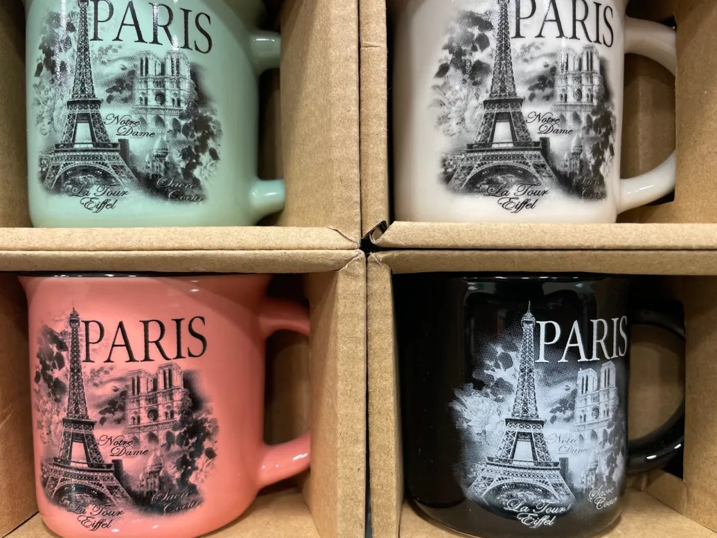 Tasse souvenirs Paris en Automne