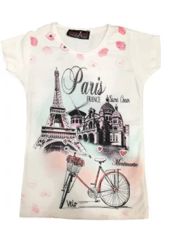 Tee shirt Paris Montmartre à vélo