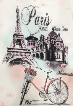 Tee shirt Paris Montmartre à vélo
