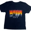 Tee shirt Paris monuments ombre