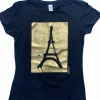 Tee shirt Paris Tour Eiffel OR millar