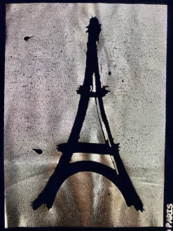 Tee shirt Paris Tour Eiffel OR millar