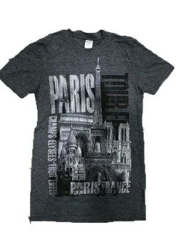 Tee shirt Paris Tour Eiffel monuments fashion