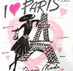 Tee shirt  "La dame habillée en noir"