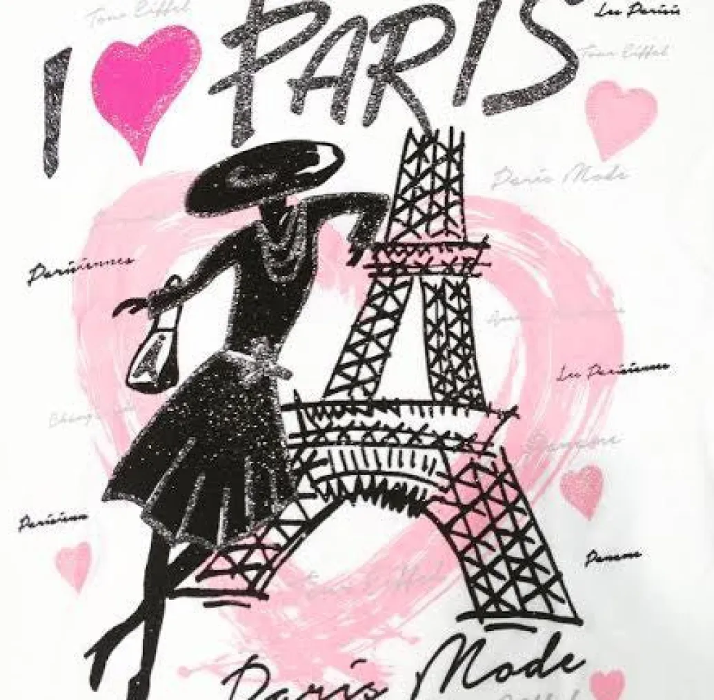 Tee shirt "La dame habillée en noir"
