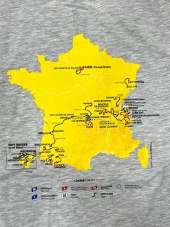 Tee shirt Tour de France carte 2023 collection