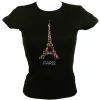 Tee shirt Tour Eiffel Fleurie Souvenir de Paris
