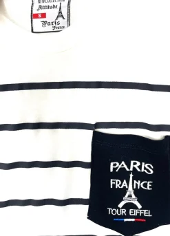 Tee shirt Tour Eiffel France brodé