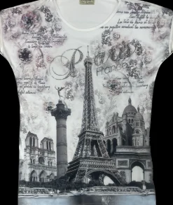 Tee shirt Tour Eiffel monuments suprême