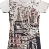 Tee shirt Tour Eiffel Paris "Le Charme de France"