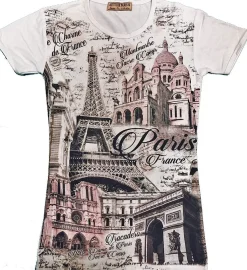 Tee shirt Tour Eiffel Paris "Le Charme de France"