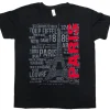 Tee shirt Tour Eiffel Paris rouge