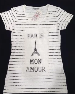 Tee shirt Tour Eiffel "Paris Mon Amour"