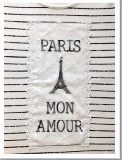 Tee shirt Tour Eiffel "Paris Mon Amour"