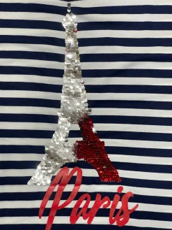Tee shirt Tour Eiffel Sekin marin