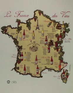 Torchon la France des vins